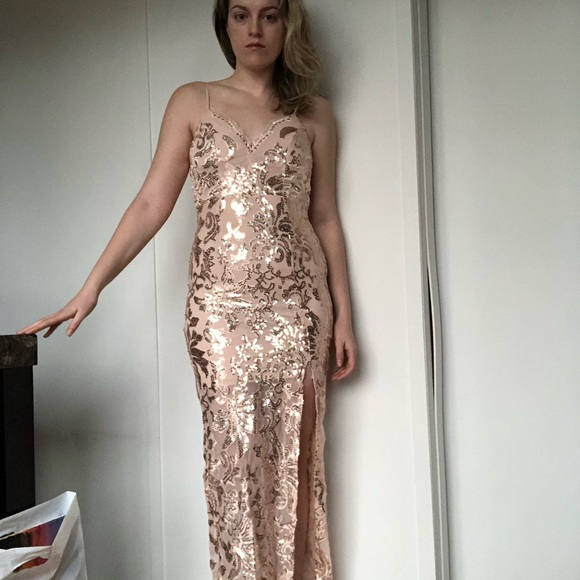 Rose gold maxi dress from Showpo - Picture 8 of 8